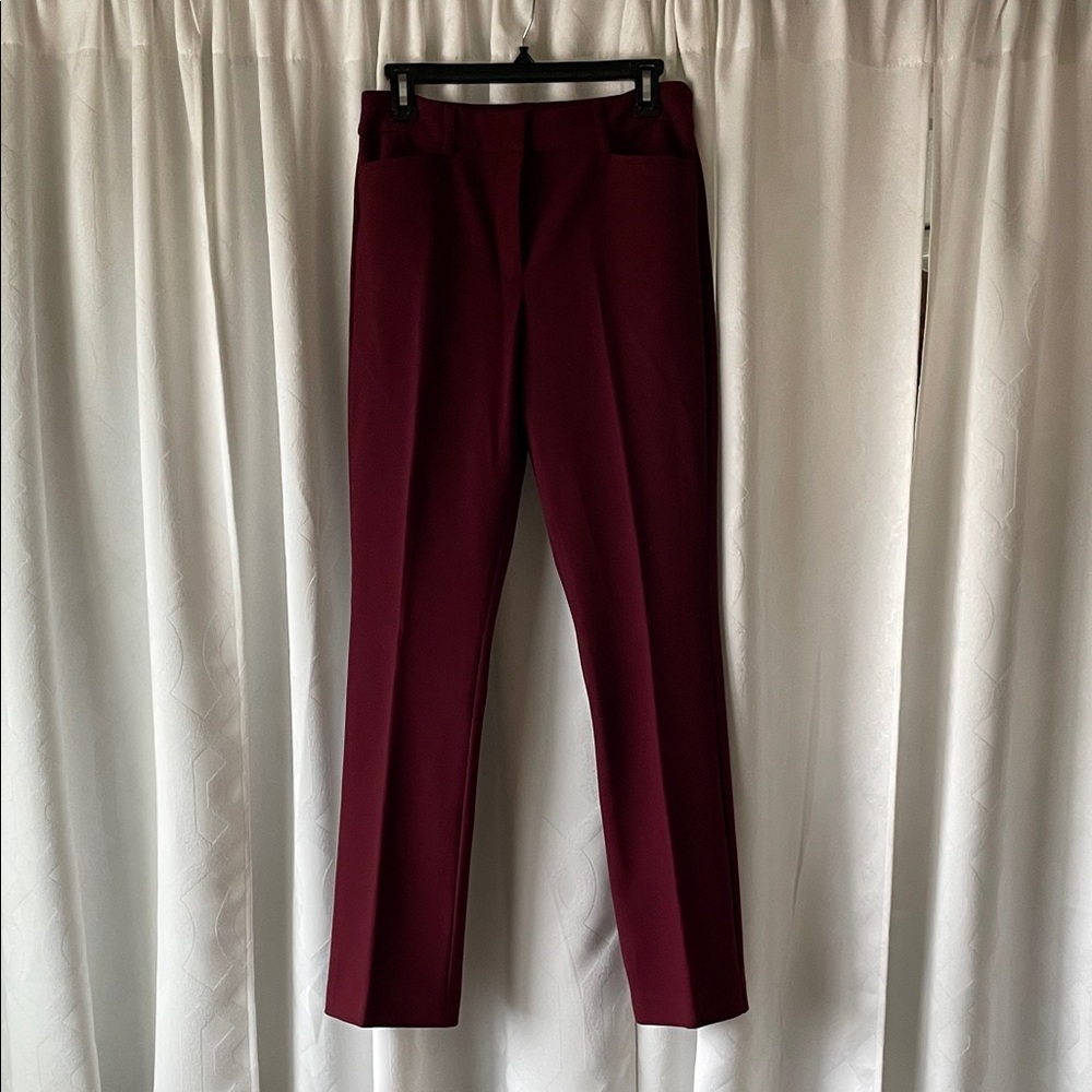 Express Burgundy Boot Cut Pants